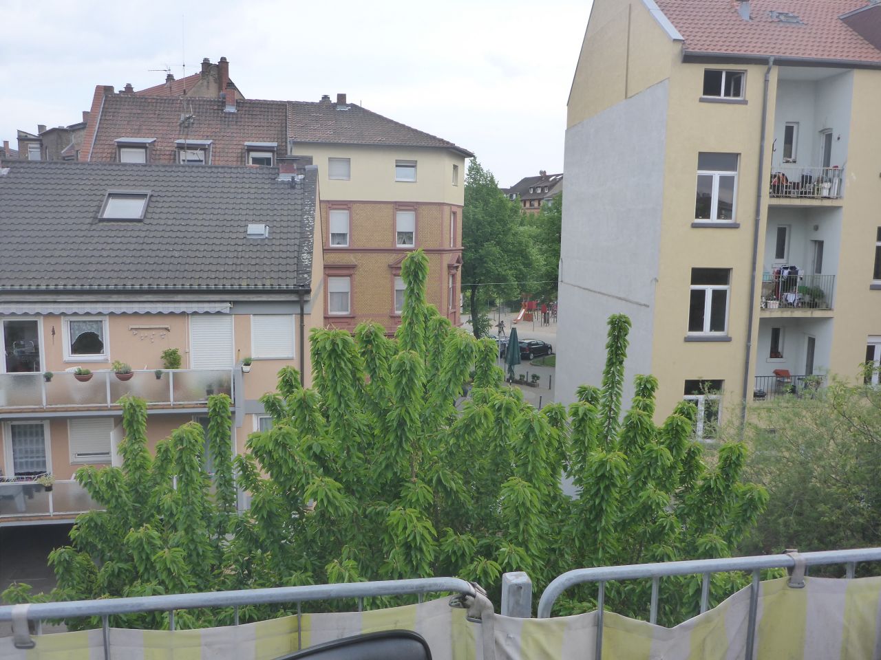 Blick vom Balkon