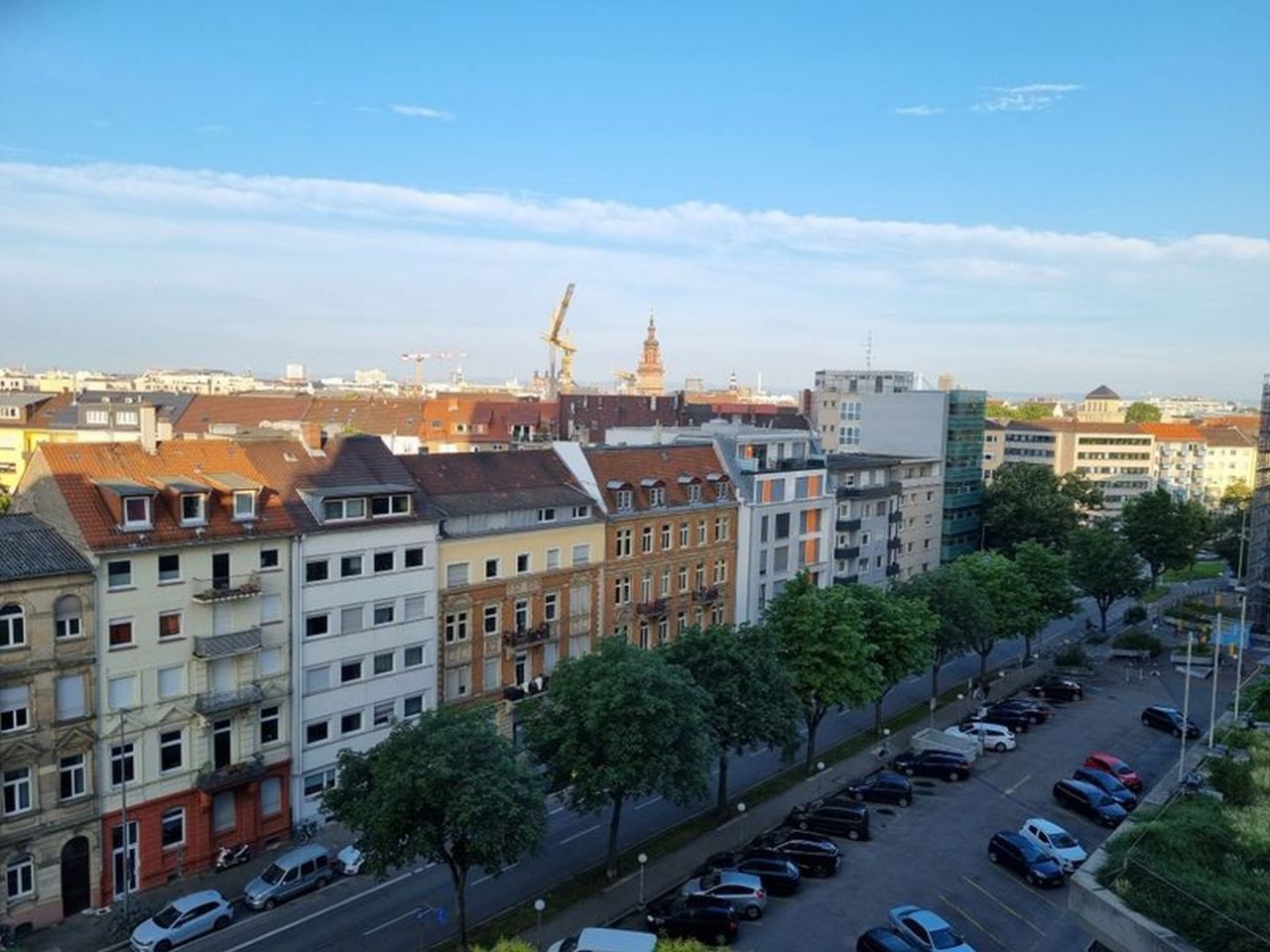 Blick vom Balkon