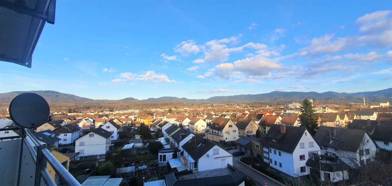 Blick vom Balkon