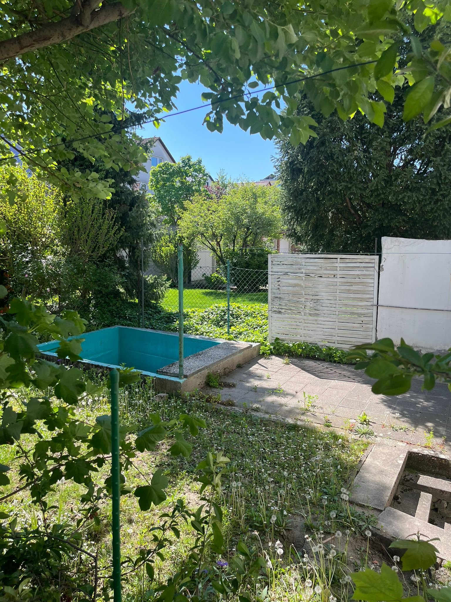Garten mit Schwimmbecken